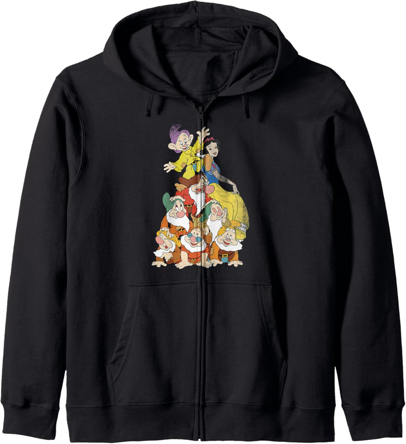 Disney Snow White Seven Dwarf Stack Kapuzenjacke