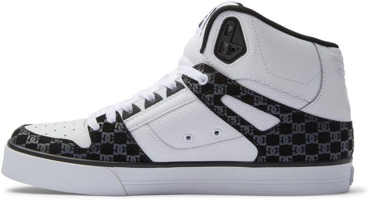 DC Shoes Herren Pure High-top WcSneaker 43 EU Black White Monogram, 43 EU Black White Monogram