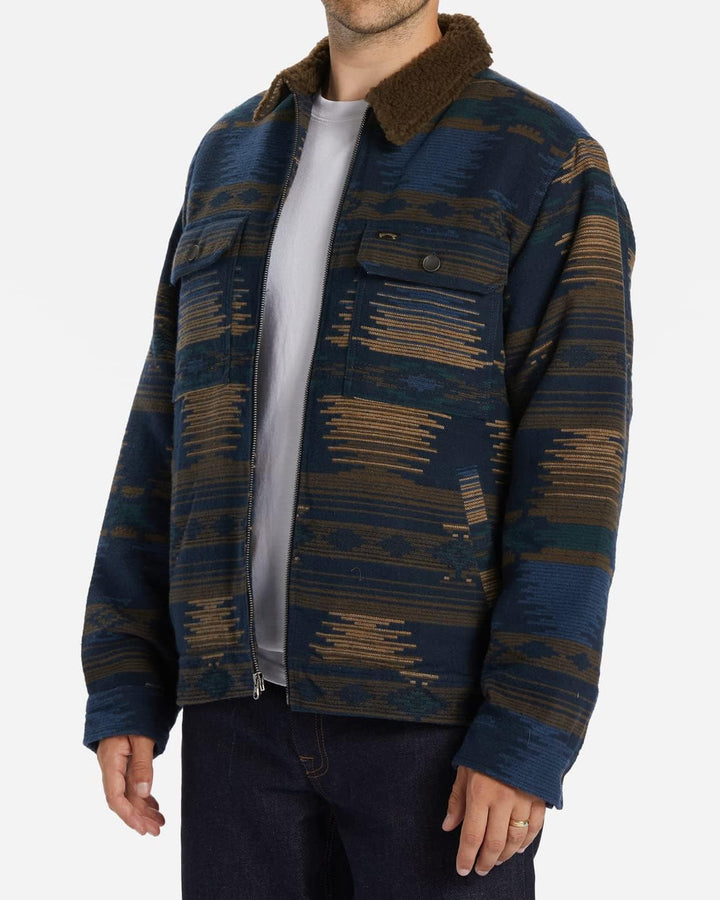 Billabong Herren Barlow Sherpa Windbreaker XL Navy, XL Navy
