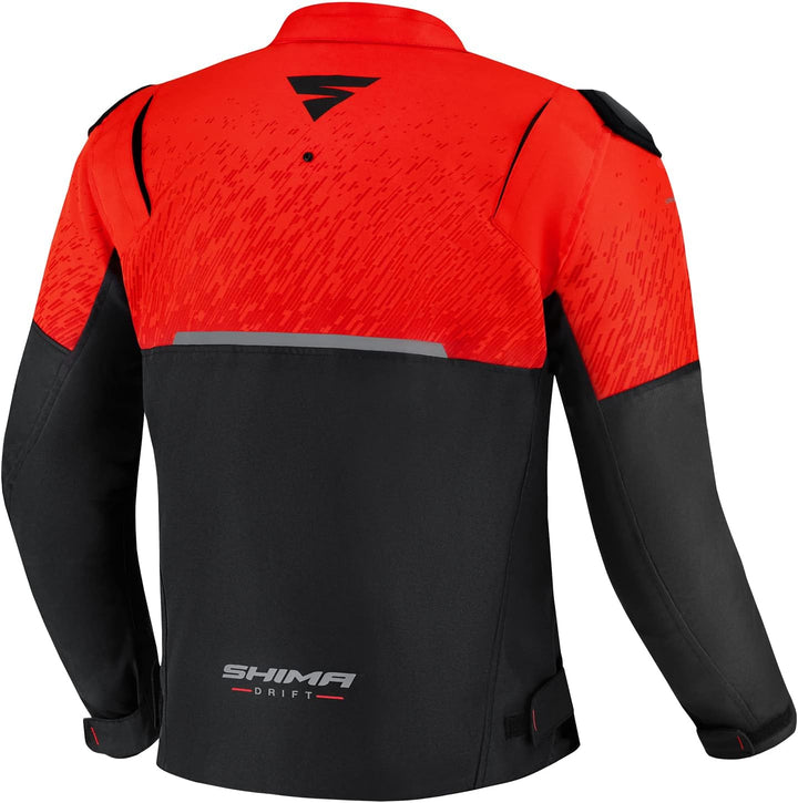 SHIMA DRIFT Motorradjacke Herren | Leichte, Atmungsaktive Sommer Mesh Motorcycle Stadt Textiljacke M