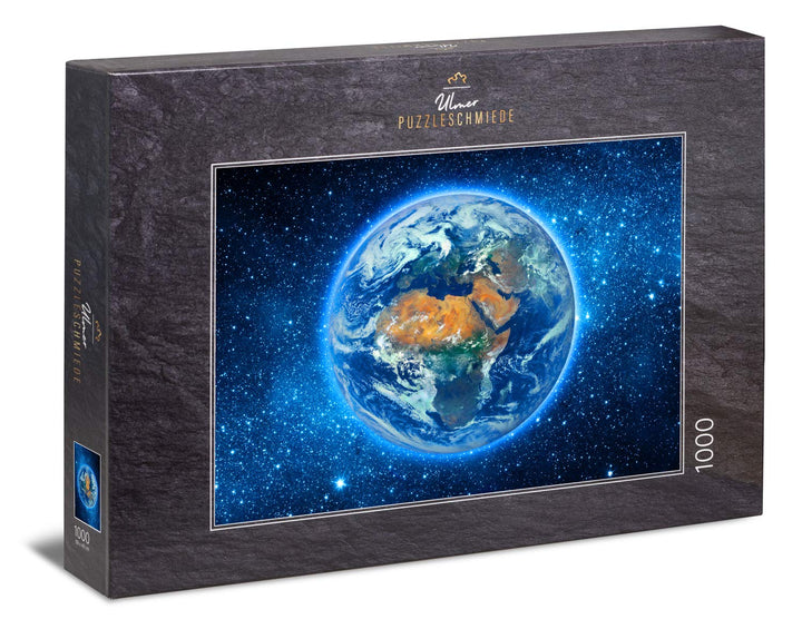 Ulmer Puzzleschmiede - Puzzle „Overview“ - Klassisches 1000 Teile Weltall-Puzzle – Puzzlemotiv der W