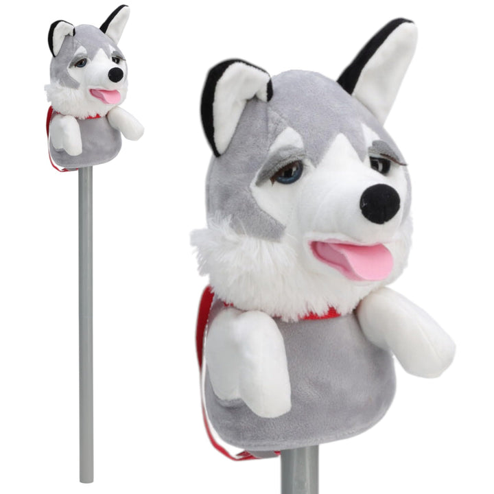 MIJOMA Hobby Horse – Steckenpferd aus weichem Plüsch – Ideal für Hobby Horsing & Rollenspiele – Hoch