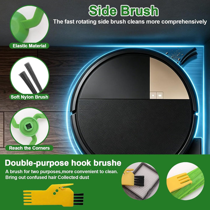 Zubehör für iRobot Roomba Max 705 Combo/706 Combo Staubsaugerroboter – Ersatzteile, 20er-Pack: 2 Sät