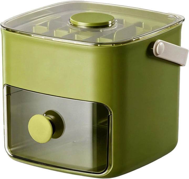 Klein Eiswürfelmaschine mit Presstyp Ice Cube Maker mit 48 Gitter Eiswürfelform Eiswürfelmaker mit S