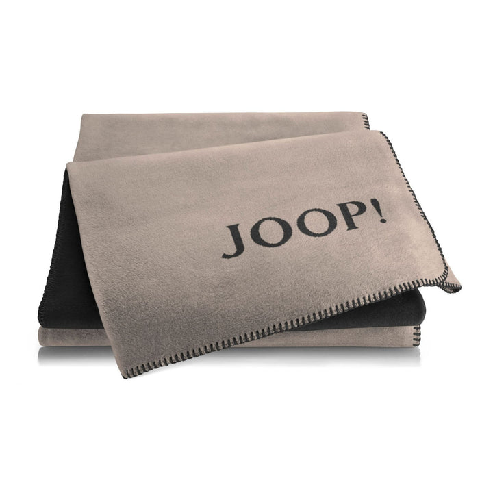 JOOP! Plaid Uni-Doubleface | Stein-Anthrazit - 150 x 200 150x200 cm Stein-anthrazit, 150x200 cm Stei