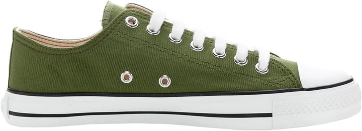 Ethletic - Unisex - Sneaker - Trainer White Cap Lo Cut 47 EU Camping Green Just White, 47 EU Camping