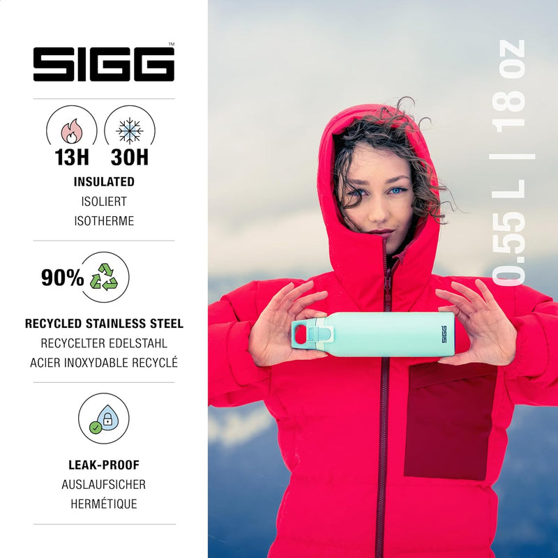 SIGG - Isolierte Trinkflasche - Thermosflasche Hot & Cold One - Mit Teesieb - Auslaufsicher - BPA-fr