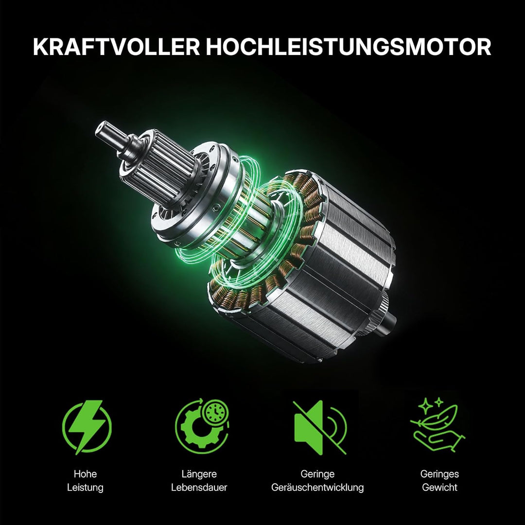 WORKIT 20V Akku Rasentrimmer mit Akku und Ladegerät, 2-in-1 Freischneider Akku, Bürstenloser Motor,