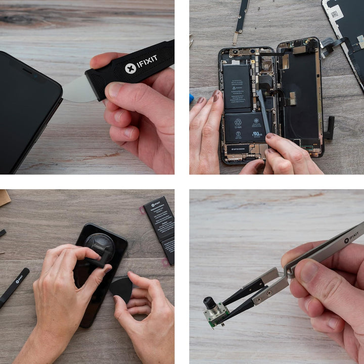iFixit Pro Tech Werkzeugsatz (Schwarze Ausgabe) – Elektronik-Bit-Set und Öffnungswerkzeuge für Handy