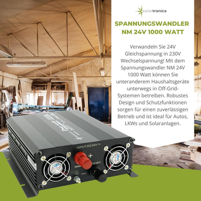 Spannungswandler NM 24V 1000 Watt Single, Single