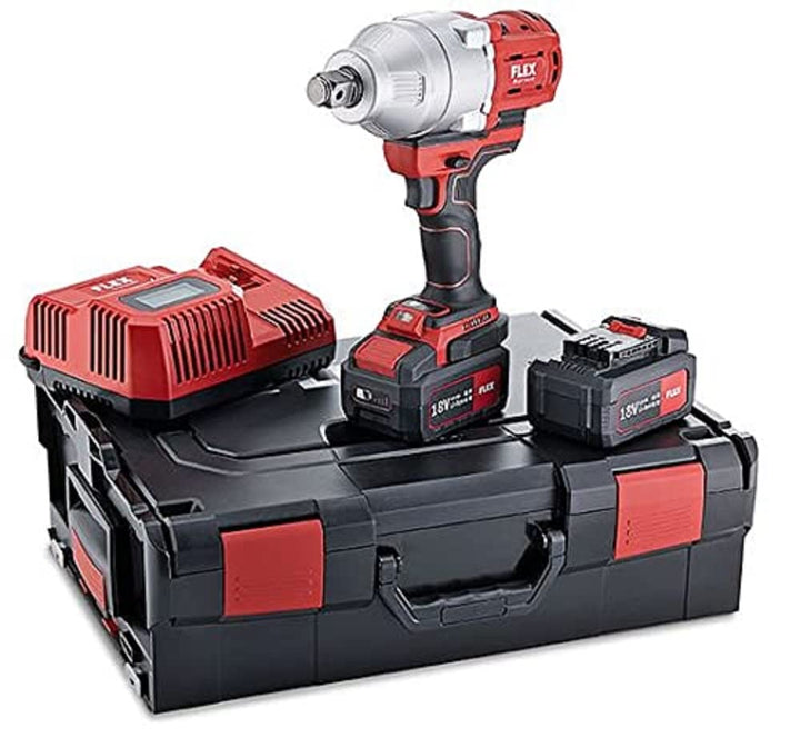 Flex Akku Schlagschrauber 18V (Schrauber Set inkl. Akku + Ladegerät) IW 3/4" 18.0-EC/5.0 Set - 492.6