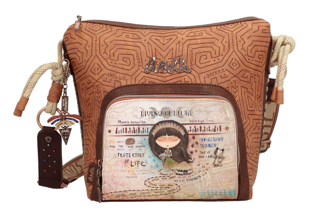 Anekke Damen Umhängetasche 36603-248 Mehrfarbig 33 x 26 x 13 BANDOLERA, bunt