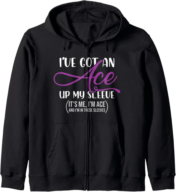 Queer LGBTQIA Genderfluid Ace Pride Geschenk Asexuell Kapuzenjacke