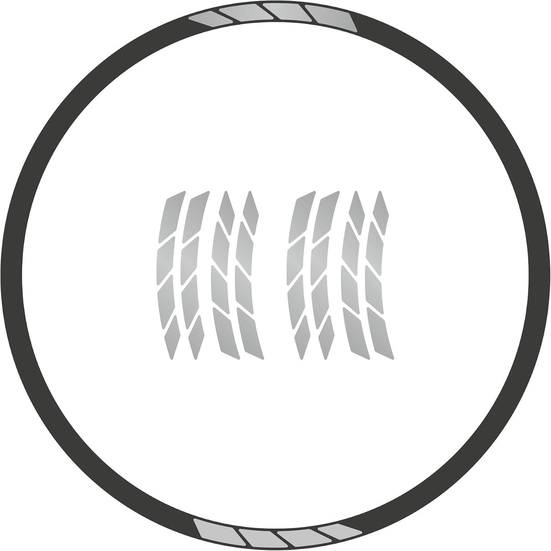 Riesel Design - re:Flex - reflektierende Felgen Aufkleber (21 x 12 cm) | Reflektor Sticker für Fahrr