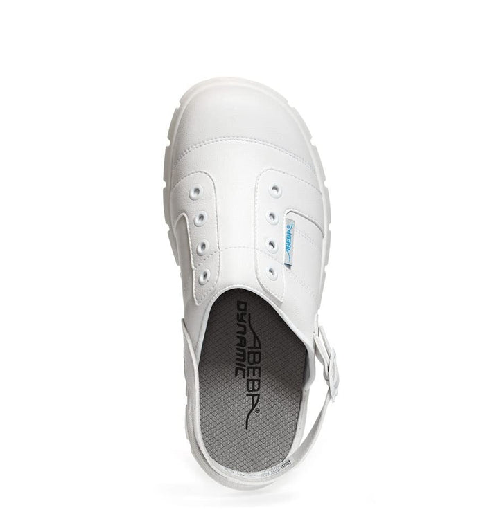 Abeba Clog 7360 - Dynamic Mikrofaser, weiss zertifiziert 42 EU, 42 EU