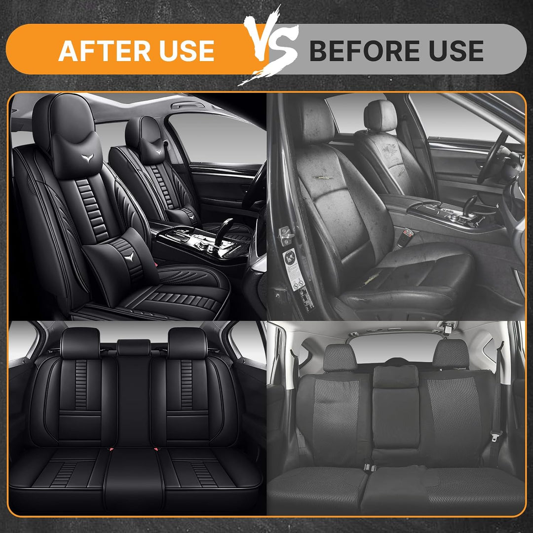 Pongchan Voll Set Auto Sitzbezüge, Autoschonbezug Universal passend für Volkswagen Passat Alltrack 2