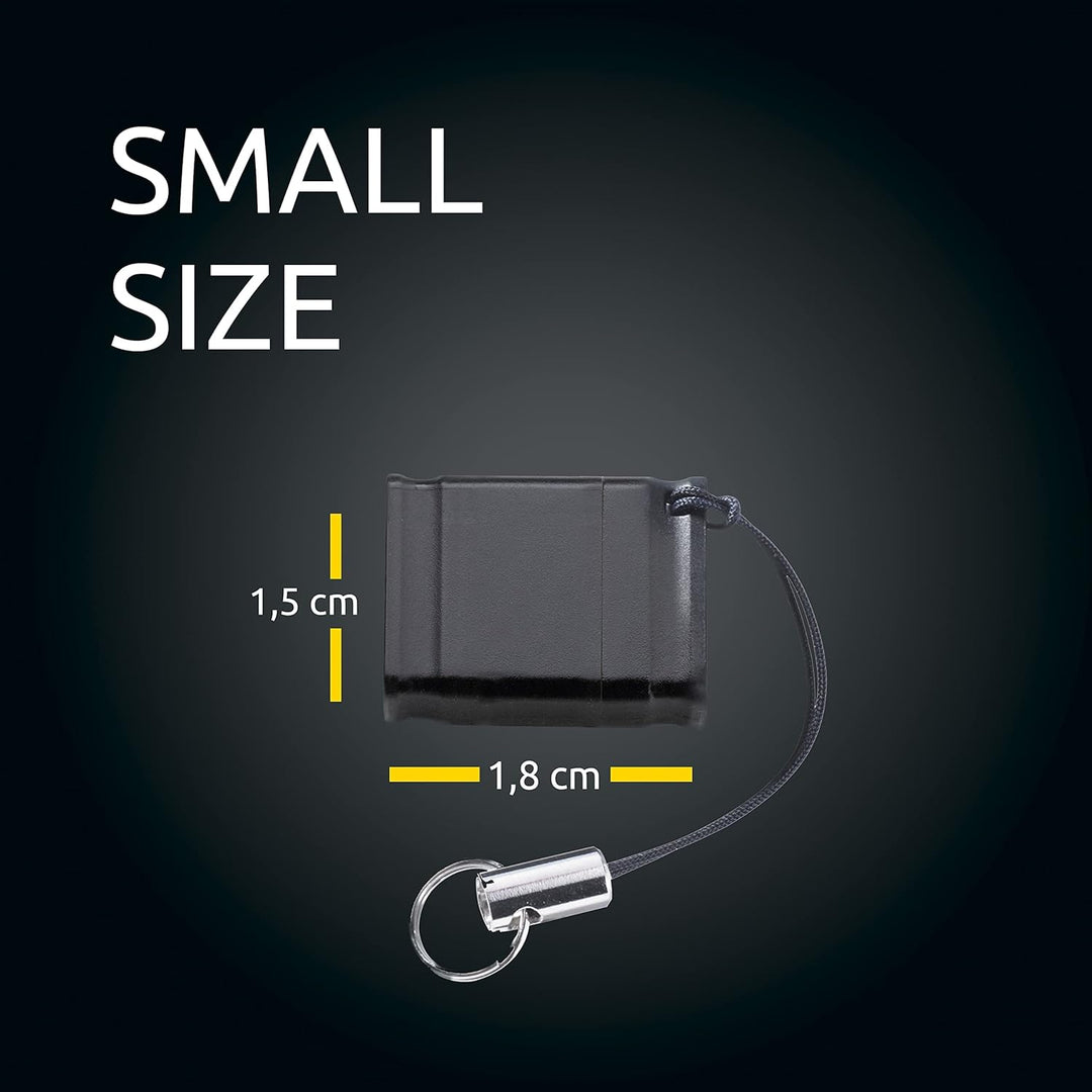 Intenso Slim Line, 128 GB USB-Stick, USB 3.2 Gen 1x1, schwarz 128 GB - USB 3.0, 128 GB - USB 3.0