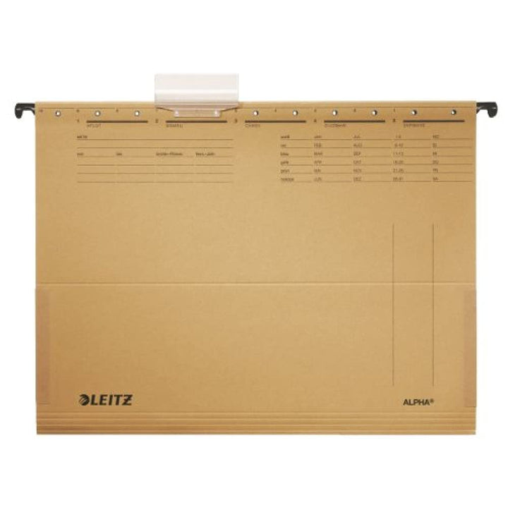 Leitz Hängetasche ALPHA/1916-00-00 für A4 naturbraun (RC) 230g/qm Inh.25