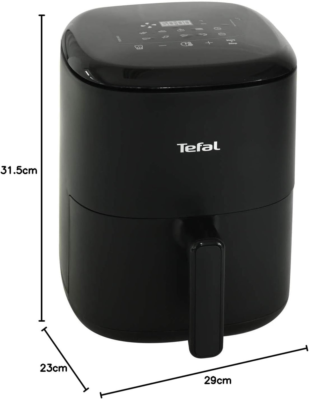 Tefal Easy Fry Compact 3L Heissluftfritteuse, 1 bis 4 Personen, Air Fryer, Friteuse ohne Öl, gesunde