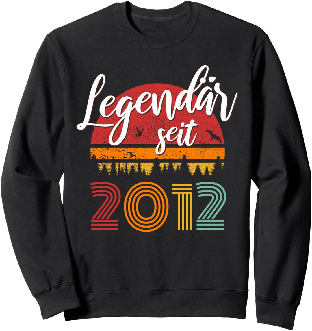 12. Geburtstag Junge Mädchen 12 Jahre 2012 Lustig Geschenk Sweatshirt