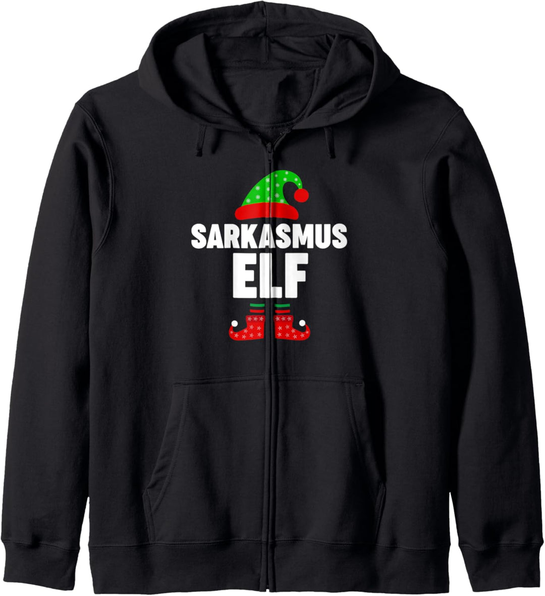 Weinachten Weihnachtself Sarkasmus Elf Elfen Kapuzenjacke