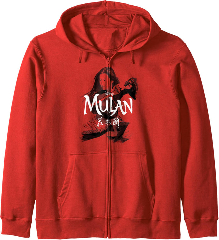 Disney Mulan Live Action Mulan Action Pose Logo Kapuzenjacke
