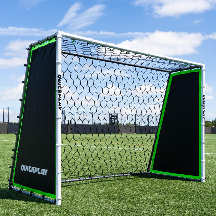 QUICKPLAY Tekkers GS Trainer 3-in-1: Rebounder und 7x5' Tor für kraftvolles Üben Grosses, ultrarespo