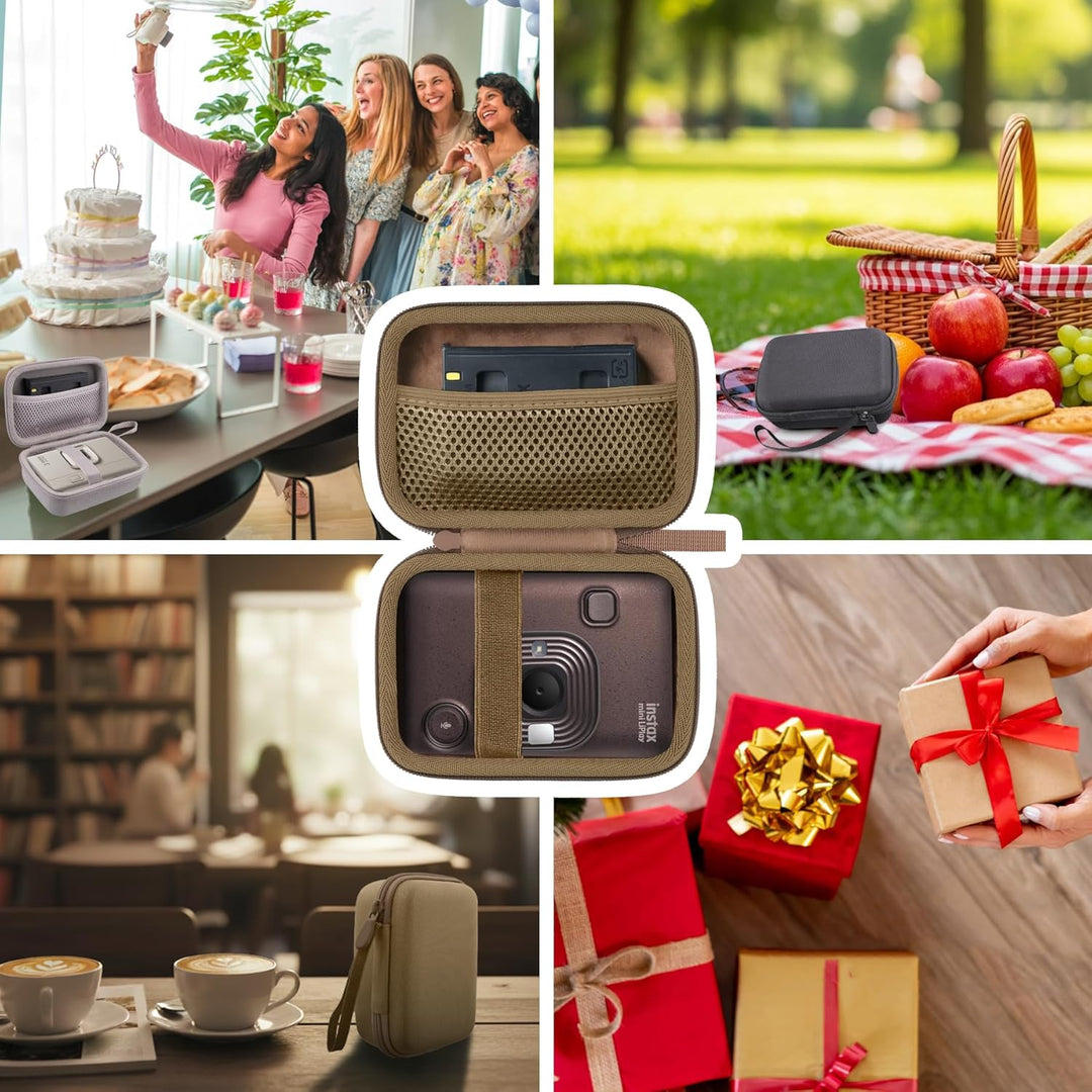 co2CREA Harte reiseschutzhülle Etui Tasche für Fujifilm Instax Mini LiPlay/LiPlay 2 /LiPlay+ Sofortb