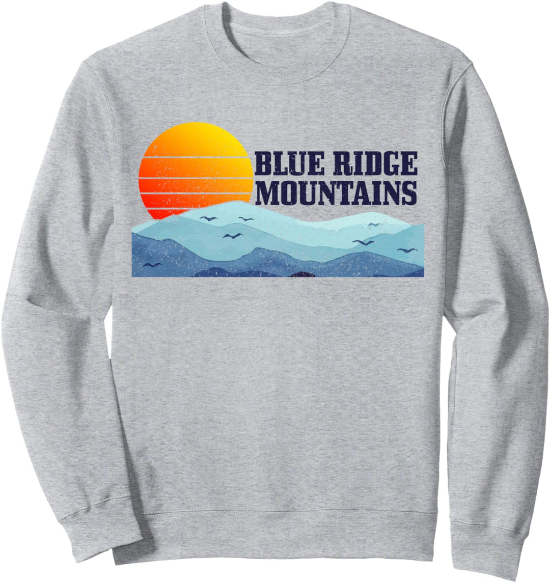 Blue Ridge Mountains Vintage Berge USA Amerika Souvenir Sweatshirt