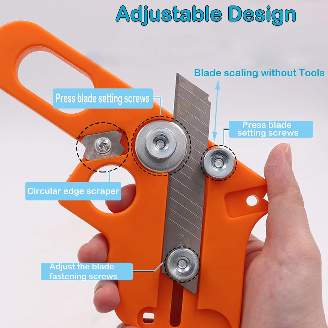 Yuentoen Furnierkantenschneider,Kantenschneider für Umleimer,Edge Banding Trimmer mit 10 Klingen und