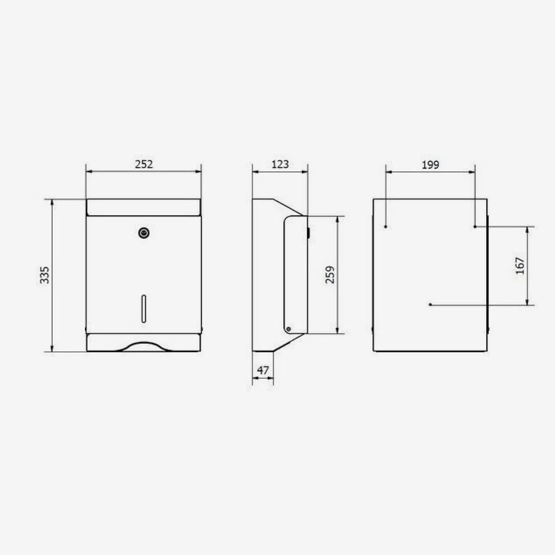 Jofel AH20000 - HANDTUCHSPENDER Z-FALZ CLÁSICA (Z-600)