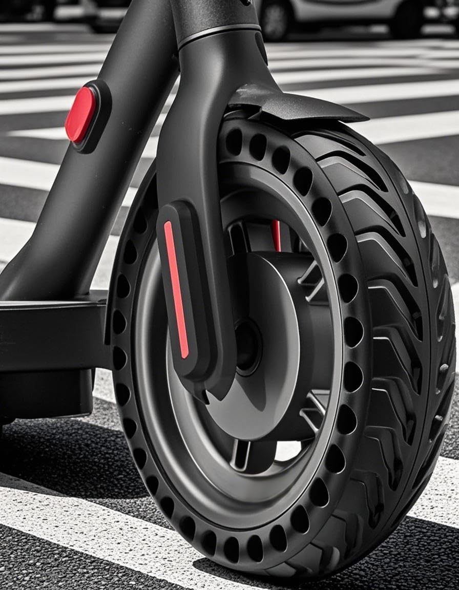 1 Stück E-Scooter Vollgummireifen 50/75-6.1 (8 1/2 x2) Tubeless, Kompatibel mit Soflow SO4/SO3, Xiao