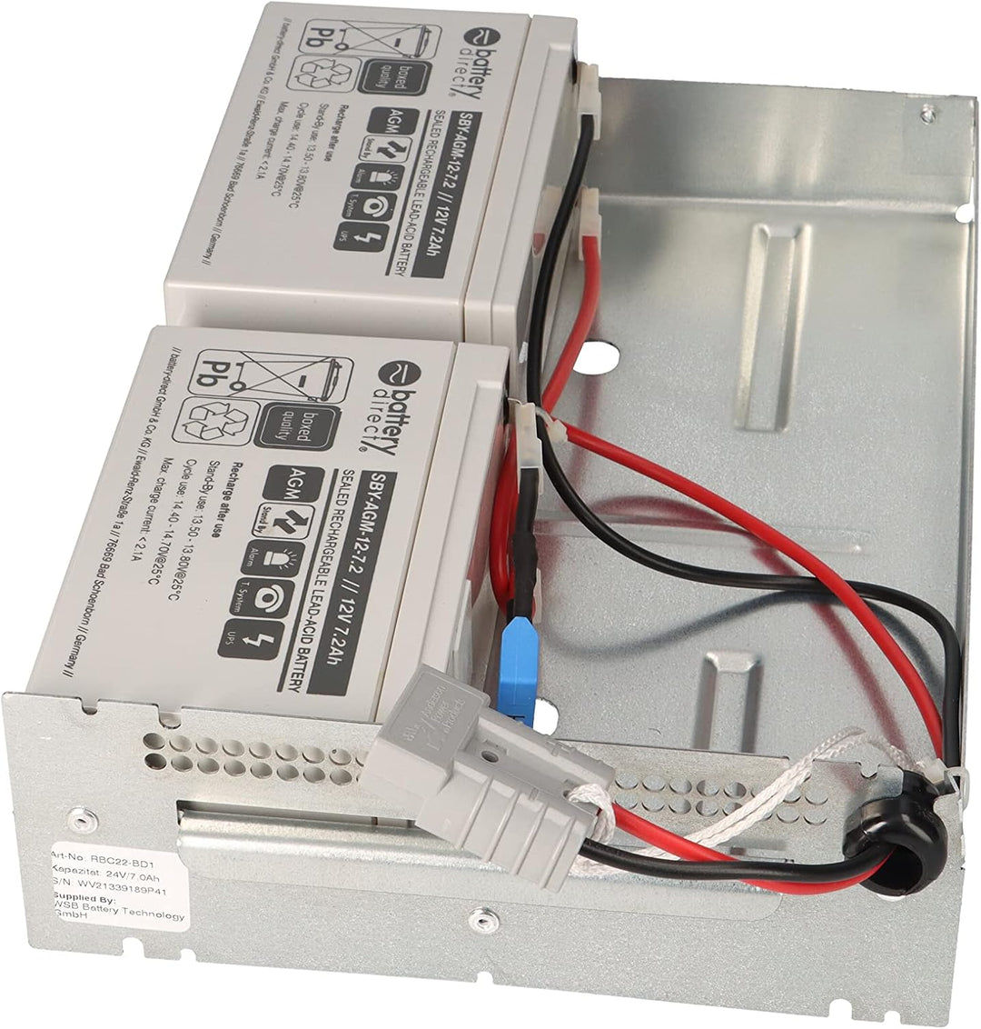 Akku kompatibel RBC22 APC Smart UPS 700 750 USV UPV Notstromversorgung