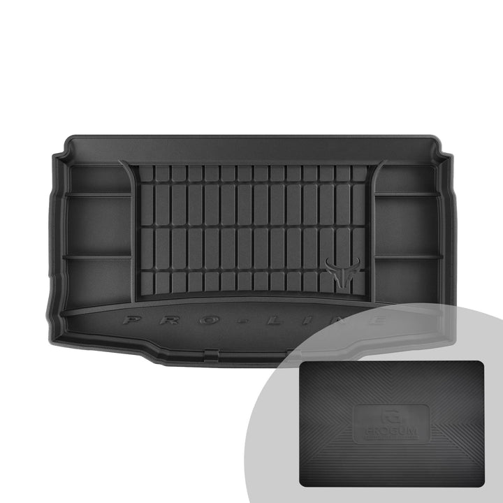 FROGUM ProLine 3D Gummimatte Exklusive Auto Kofferraummatte Kofferraumwanne für SEAT Ibiza V ab 2017