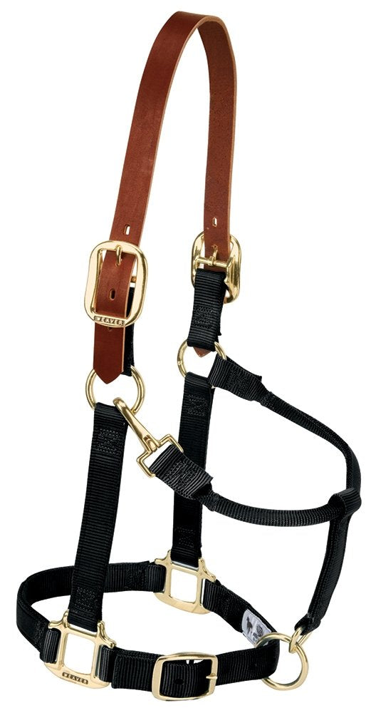 Weaver Leather Breakaway Original Verstellbares Kinn- und Halfter mit Schnappverschluss Small Horse