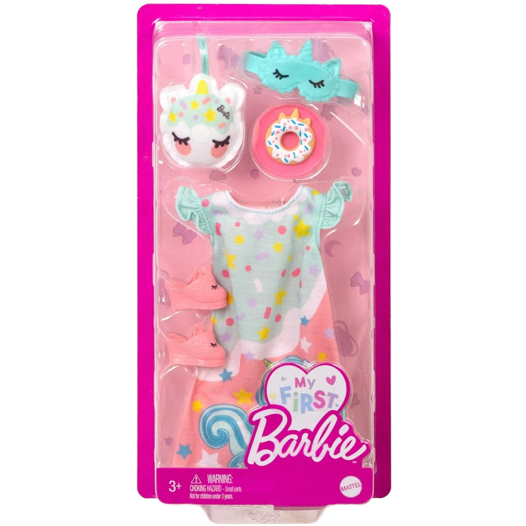 Barbie Kleidung, Vorschulspielzeug, Mein erstes Modepaket, Pyjamas und Hausschuhe, einfaches Verklei