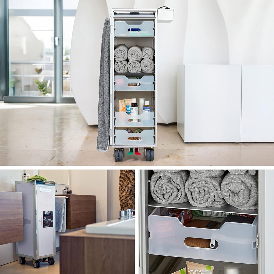 Ausstattungspaket für Flugzeugtrolleys und Airline Trolleys, Bad & Wellness, Kunststoff, KSSU-Norm K