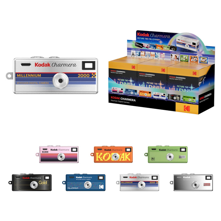 KODAK Charmera Schlüsselanhänger-Digitalkamera-Blindbox – Millenium Einzelbox (1 Stück) – Mini-Kamer