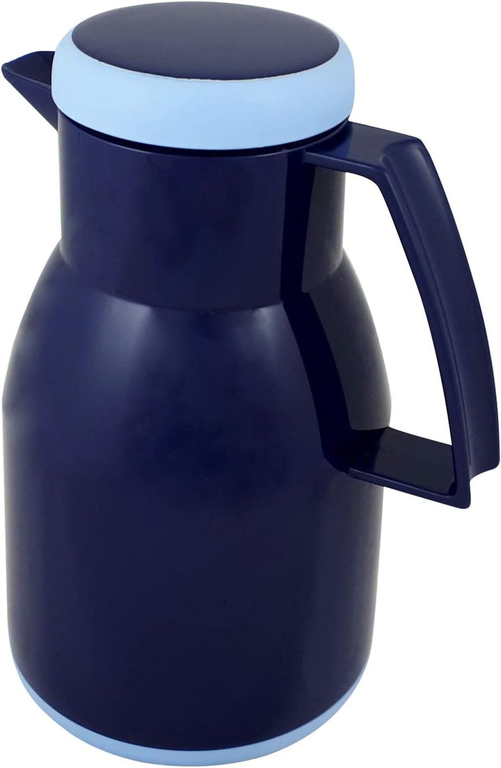 Helios Wash S + Kunststoff-Isolierkanne mit Drehverschluss 1,0 l dunkelblau spülmaschinenfest 1,0 Li