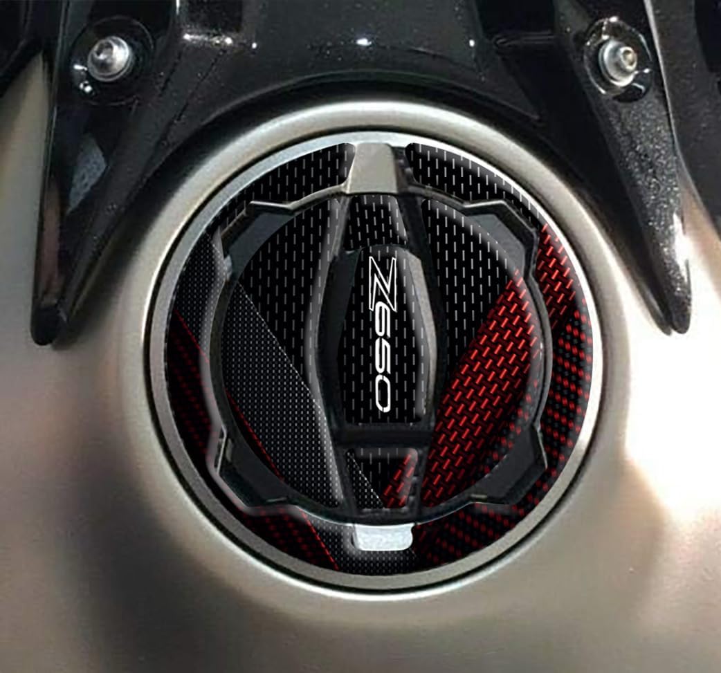 Paraserbatoio.it Aufkleber aus Harz, 3D-Effekt, kompatibel mit Kawasaki Z650 (Metallic Spark Black -