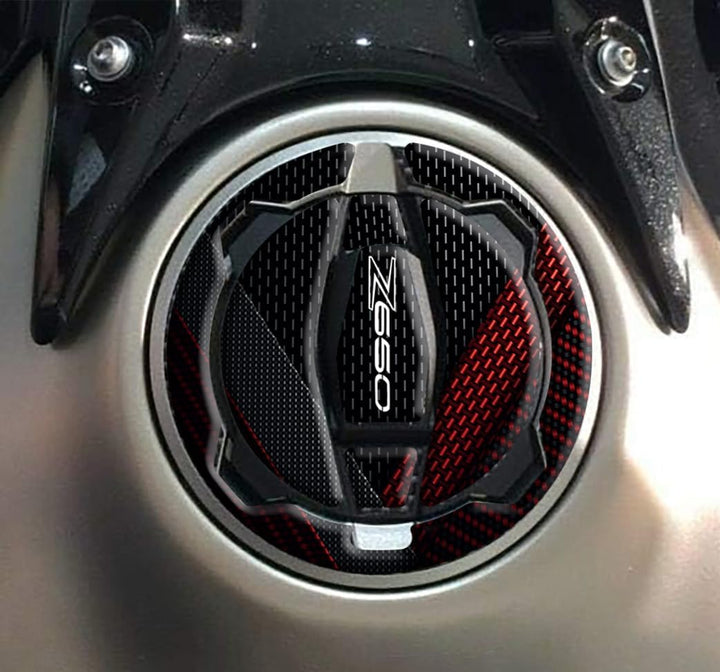 Paraserbatoio.it Aufkleber aus Harz, 3D-Effekt, kompatibel mit Kawasaki Z650 (Metallic Spark Black -
