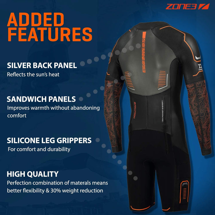 Zone3 Herren Evolution Swimrun S Tall, S Tall