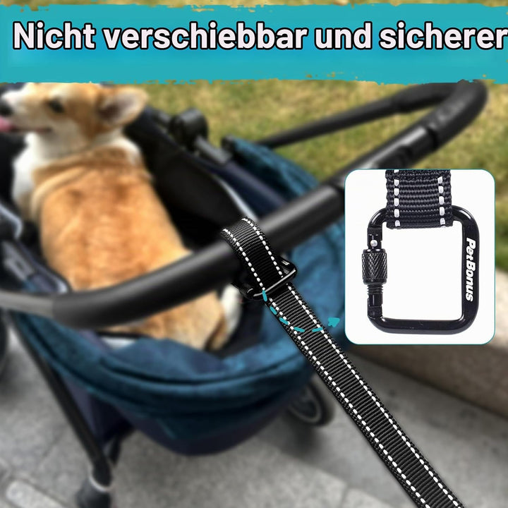 PetBonus Hundeleine Handgelenkriemen, Sicherheitsriemen für Rollleine Hundeleine und Kinderwagen, Ab