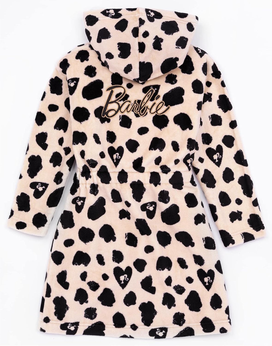 Barbie Dressing Gown Bademantel Mädchen Kinder PJS Robe 3-4 Jahre Beige, 3-4 Jahre Beige