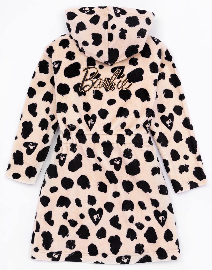 Barbie Dressing Gown Bademantel Mädchen Kinder PJS Robe 3-4 Jahre Beige, 3-4 Jahre Beige