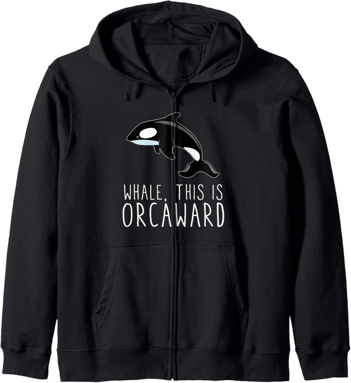 Wal Dies ist Orcaward Lustige Orca Killer Wal Humor Geschenk Kapuzenjacke