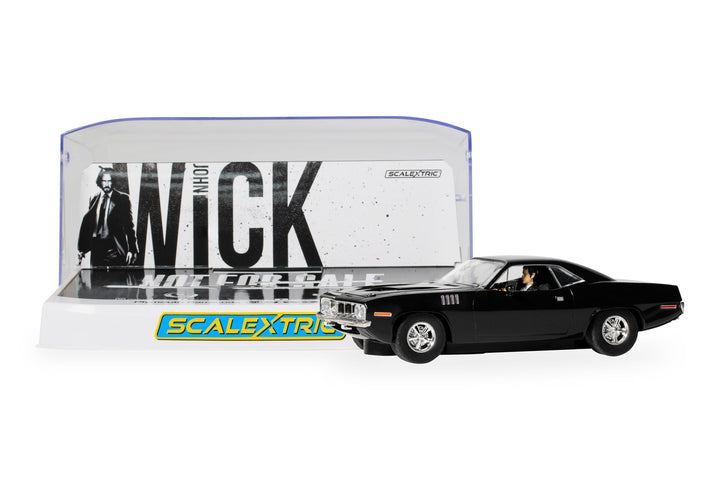 Scalextric C4595 John Wick Plymouth Barracuda - John Wick Kapitel 4