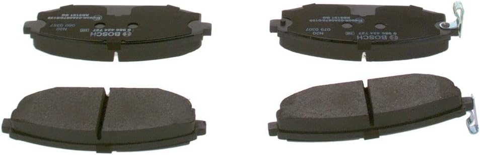 Bosch BP438 Bremsbeläge - Vorderachse - ECE-R90 Zertifizierung - vier Bremsbeläge pro Set