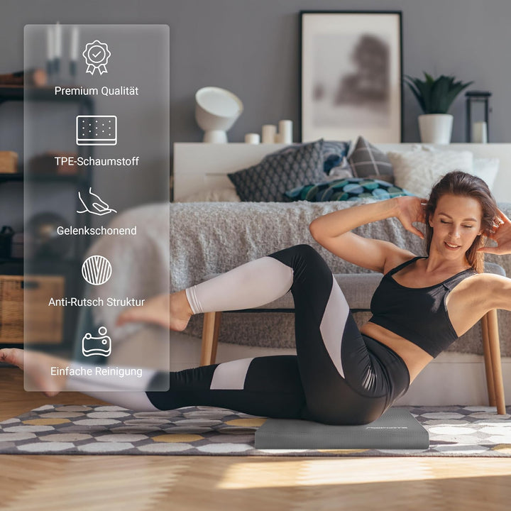 MSPORTS Balance Pad - Premium - inkl. Balance - Übungsposter - Gleichgewichtstraining und Koordinati