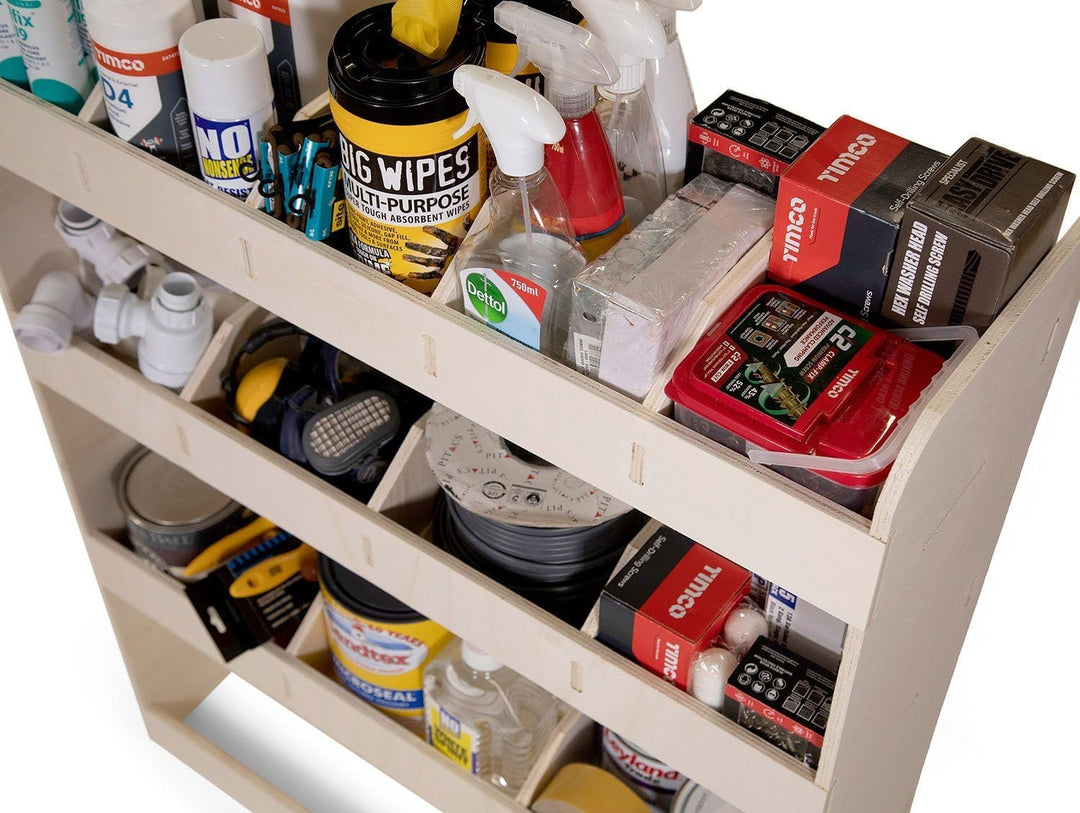 Vanify - Kompatibel mit Opel VIVARO L1 2014-19 Fahrzeugeinrichtung Fahrzeugregale, komplette Fahrers